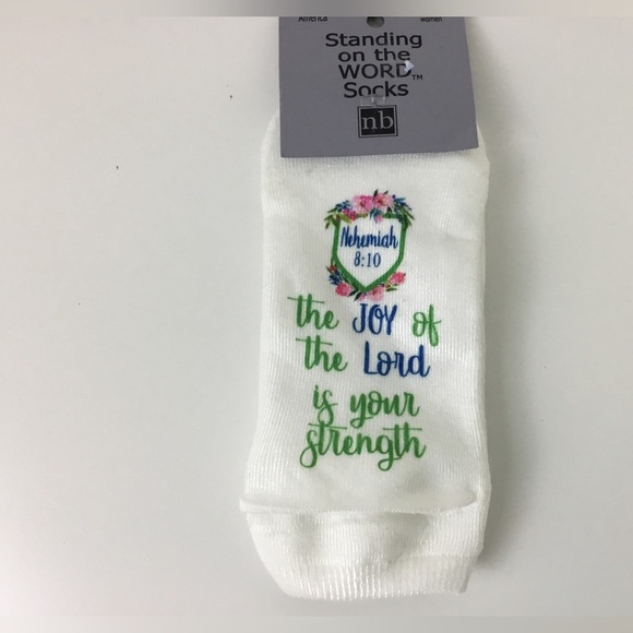 Standing on the Word Religious socks Christian Gift NWT - Picture 1 of 4